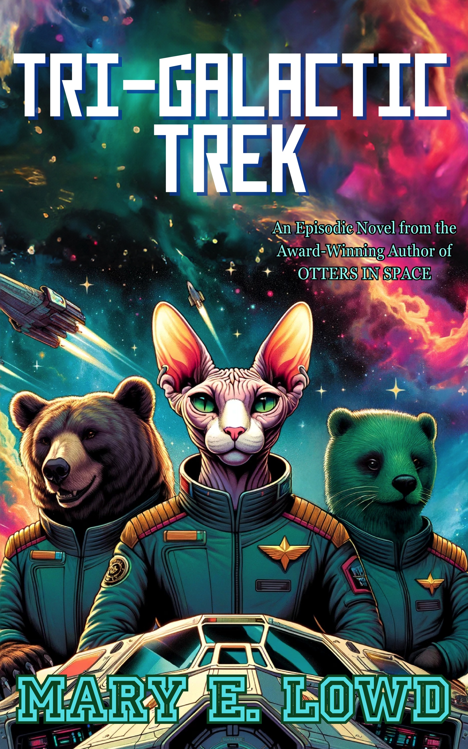 Cover of the book Tri-Galactic Trek by Mary E. Lowd